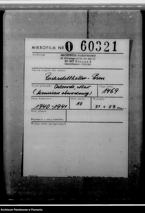 Obraz 2 z jednostki "Osterode, Max - komisarz obwodowy"