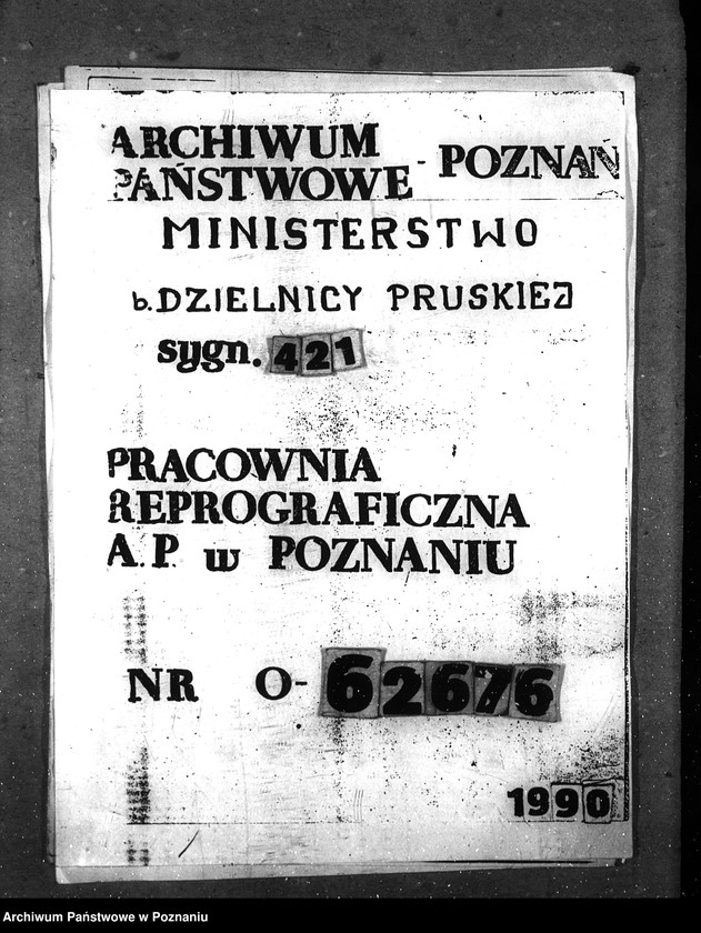 Obraz 1 z jednostki "Naczelna Rada Ludowa w Poznaniu wnioski na posadę do gorzelni"