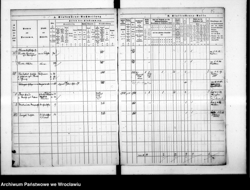 image.from.unit.number "Klassensteuerrolle nebst Eikommens - Nachweisung"