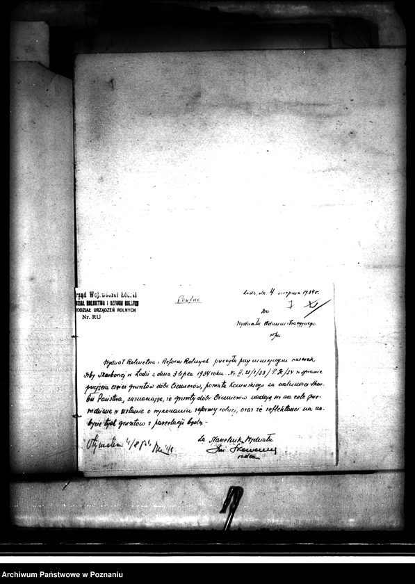 image.from.unit.number "Przejęcie przez Skarb Państwa za zaległe podatki gruntów majątku Ciemierów i Stare Holendry"