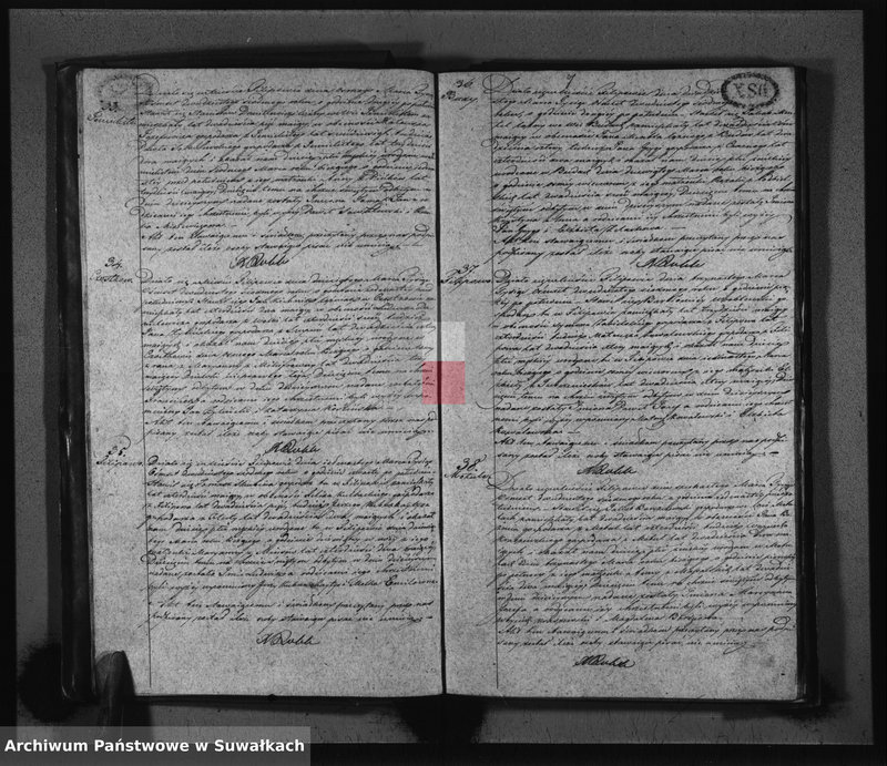 image.from.unit.number "Duplikat Parafii Filipowskiey: to jest Akta Urodzonych, Zeszłych i Zaślubionych z Roku 1827"