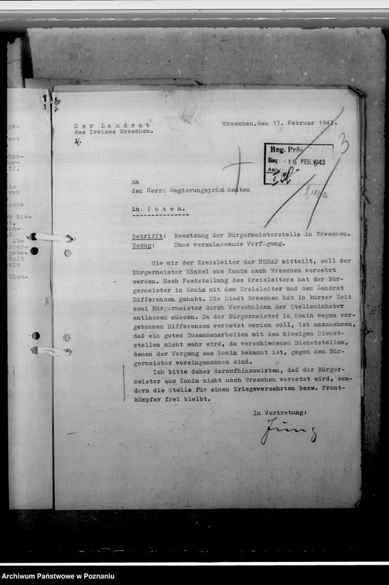 Obraz 7 z jednostki "Wilhelm, Günther - burmistrz we Wrześni"