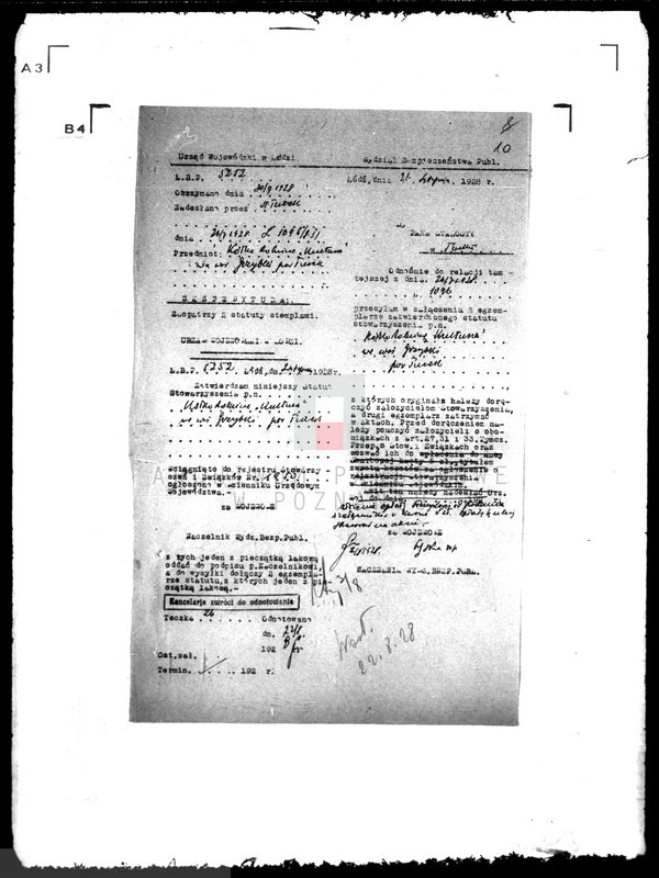 Obraz 14 z jednostki "Kółko Rolnicze ,,Kultura" we wsi Grzybki powiat turecki"