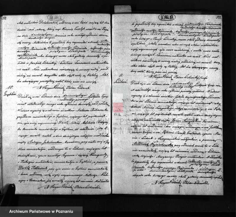 Obraz 19 z jednostki "Duplikat urodzonych, zaślubionych i zmarłych"