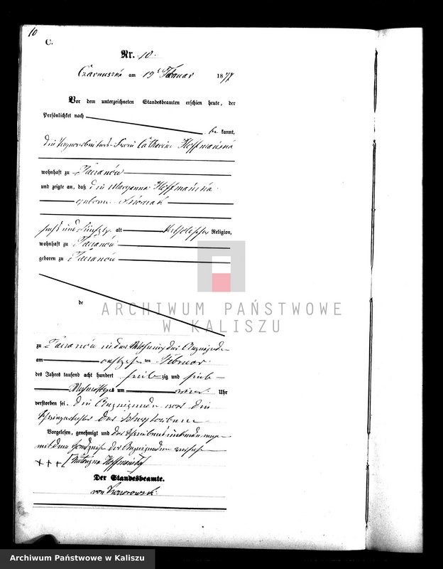 Obraz 13 z jednostki "[Księga zgonów]"