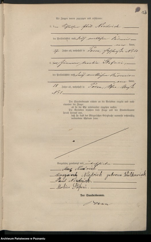 Obraz 15 z jednostki "Księga miejscowa małżeństw tom II [Rejestr główny małżeństw]"