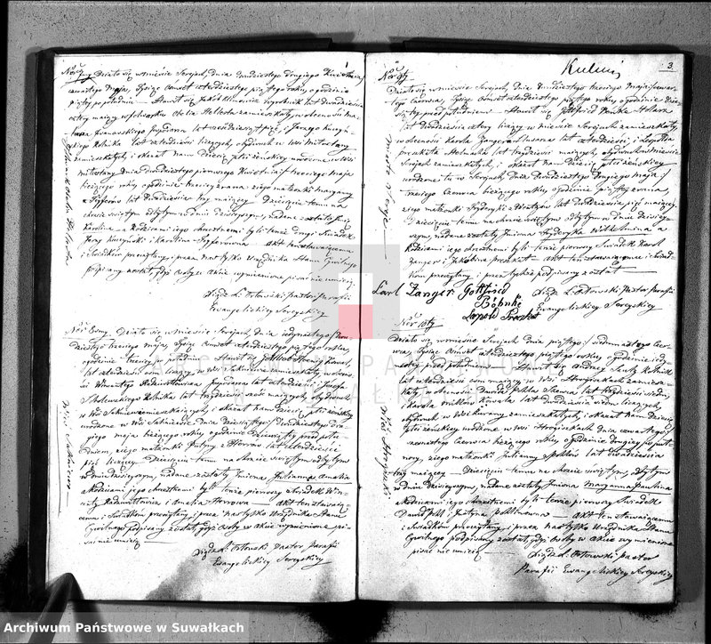 image.from.unit.number "Księga Duplikat do zapisywania aktów Urodzenia, Zaślubienia i Zeyścia w Parafii Ewangelickiey Sereyskiey w roku 1845"