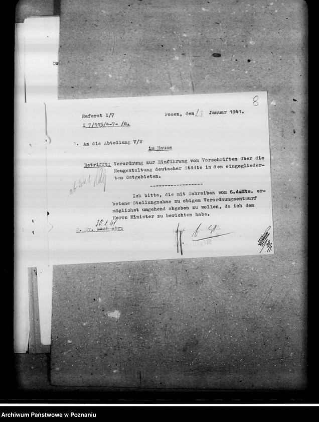 Obraz 13 z jednostki "Verordnung von Vorschriften über die Neugestaltung deutscher Städte in den eingegliederten Ostgebieten"