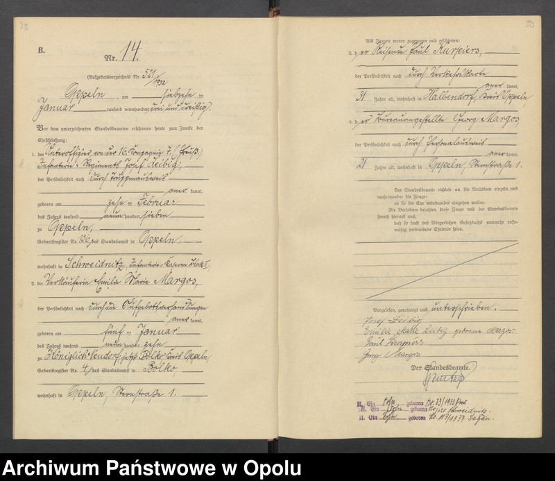 Obraz 18 z jednostki "[Rejestr małżeństw]  1933  Nr 1-155"