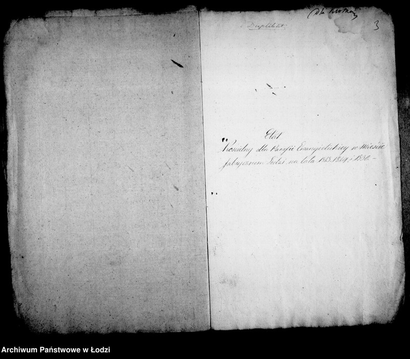 Obraz 8 z jednostki "Akta tyczące się kasy kościelnej parafii ewangelickiej Łódź"