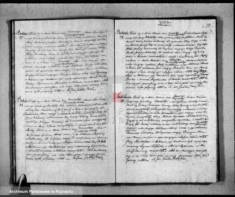 Obraz 14 z jednostki "Duplikat akt urodzonych, małżeństw, zgonów"