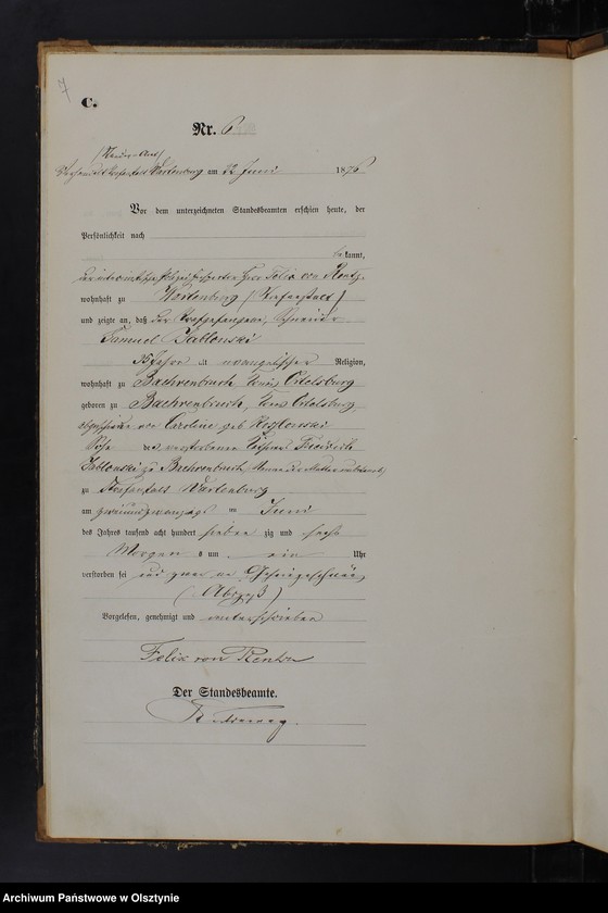 image.from.unit.number "Sterbe-Haupt-Register Nr 1 - 15"