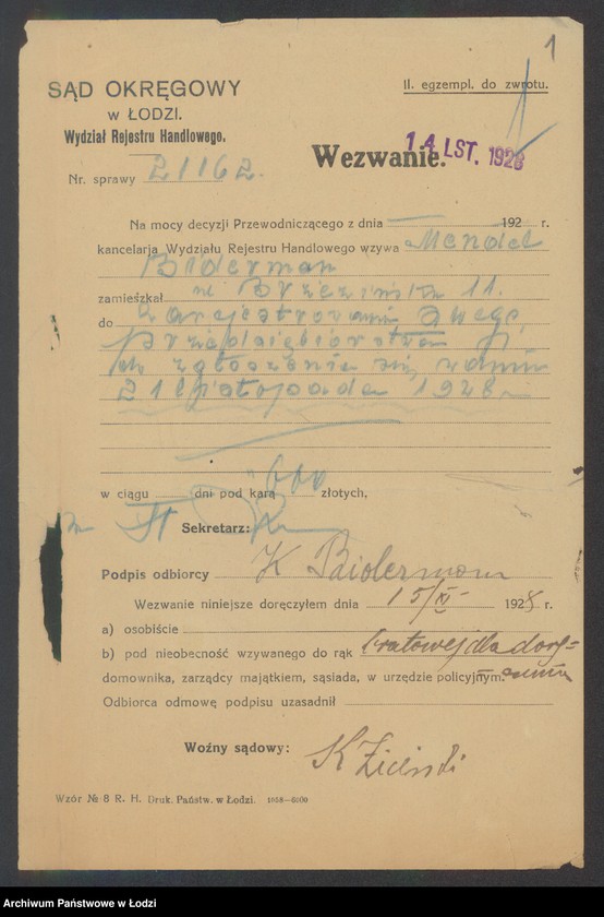 Obraz 3 z jednostki "Mendel Biderman – sprzedaż nabiału i art. spożywczych"