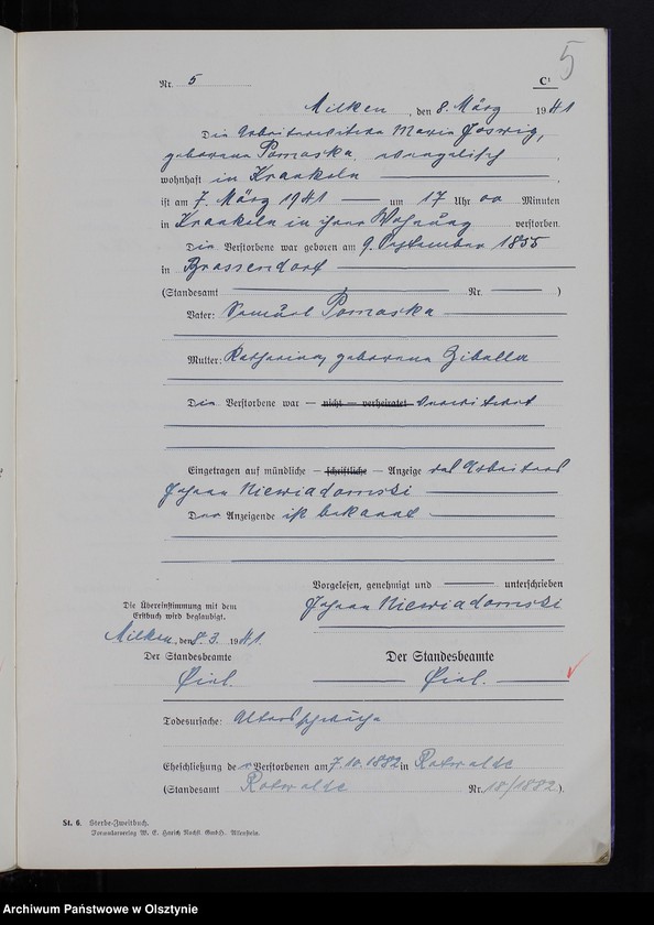 image.from.unit.number "Sterbe-Zweitbuch Nr 1 - 23"