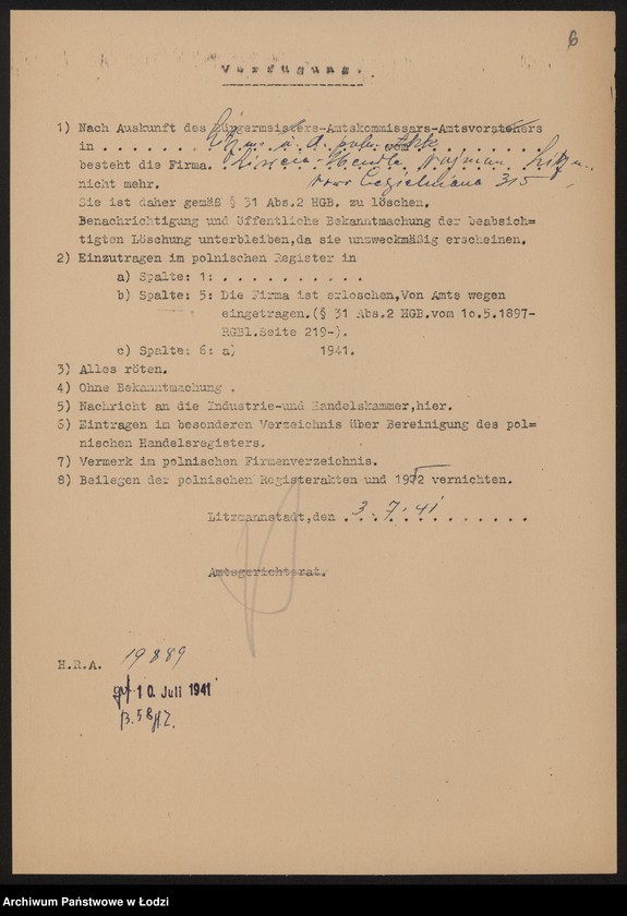 Obraz 8 z jednostki "Liwena Hendla Najman- wyrób pończoch wigoniowych"