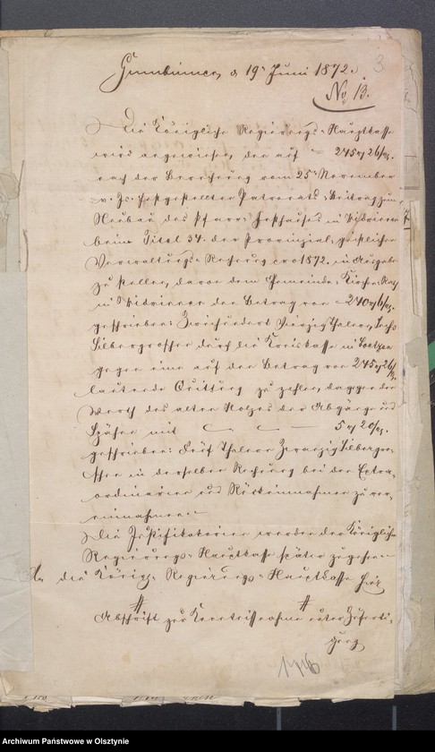 image.from.unit.number "Beläge zur Widminnenschen Kirchen Kassen Rechnung pro 1870"