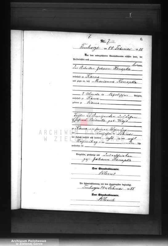 Obraz 10 z jednostki "Sterbe-Neben-Register"