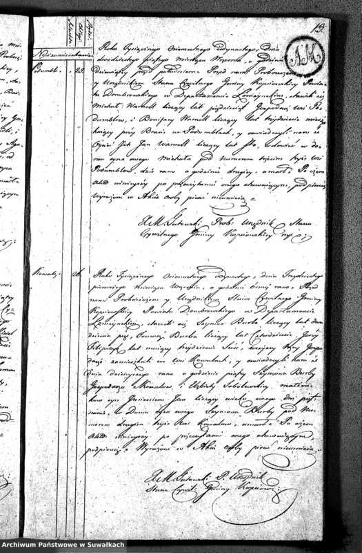 image.from.unit.number "Akta Zeszłych Gminy Kopciowskiey od 1-go Maia 1811 R."