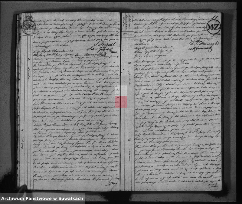 image.from.unit.number "Akta stanu cywilnego urodzonych w gminie seyneńskiey od 1-go maja 1810 roku"