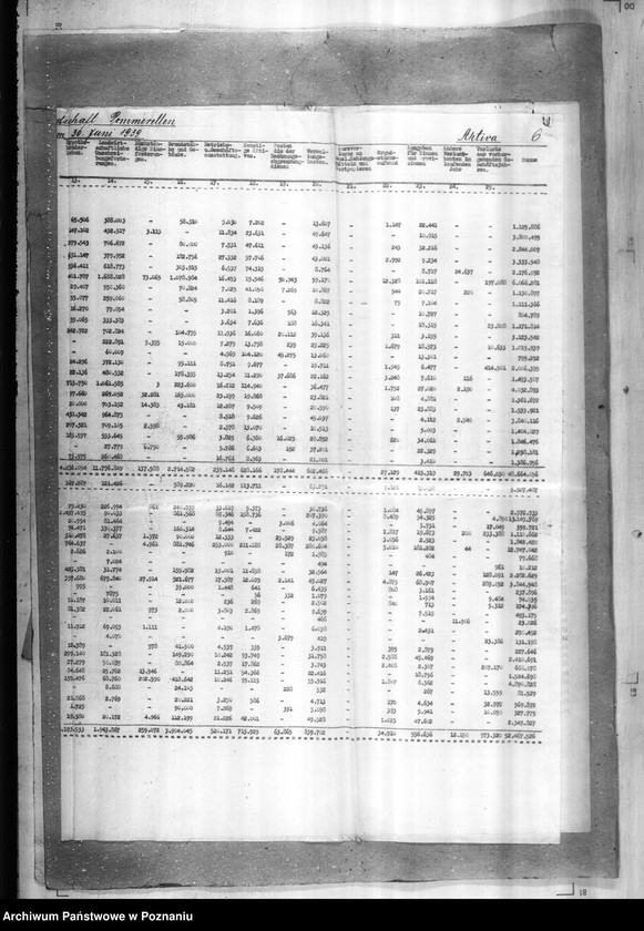 Obraz 13 z jednostki "Długi z czasów przedwojennych - bilanse kas oszczędności za 1939 rok"