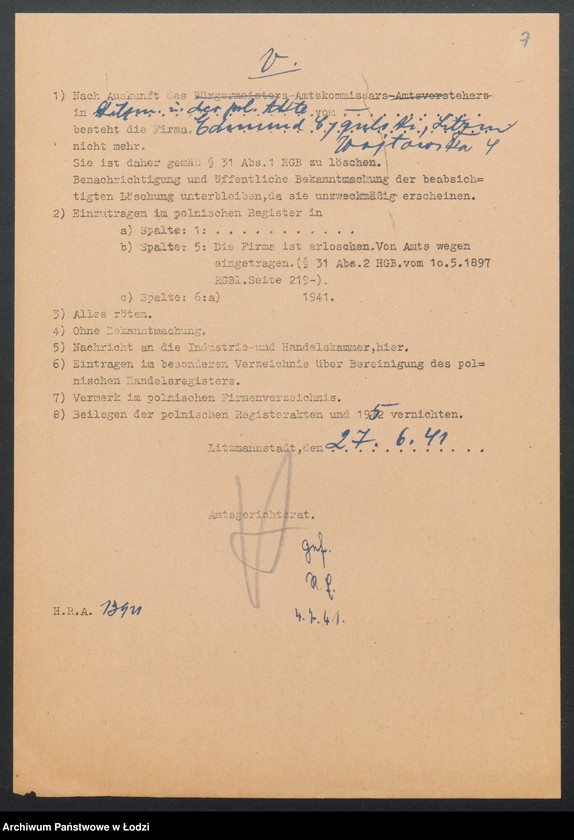 Obraz 9 z jednostki "Edmund Cygulski- sklep spożywczy i sprzedaż owsa i otręb"