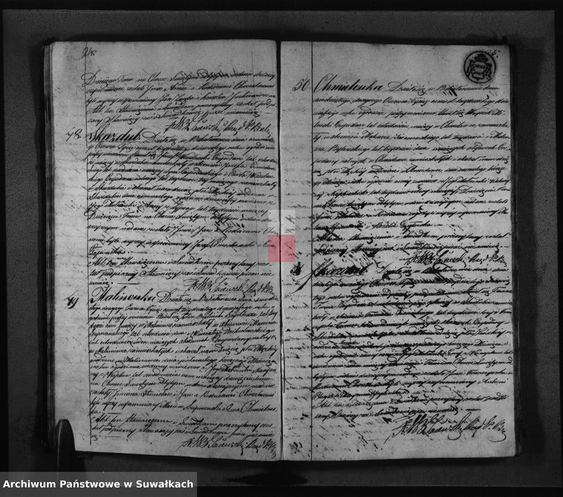 image.from.unit.number "Księga Duplikat z Roku 1839 Parafij Bakałarzewskiey przeznaczony do Archiwum Hipotecznego"