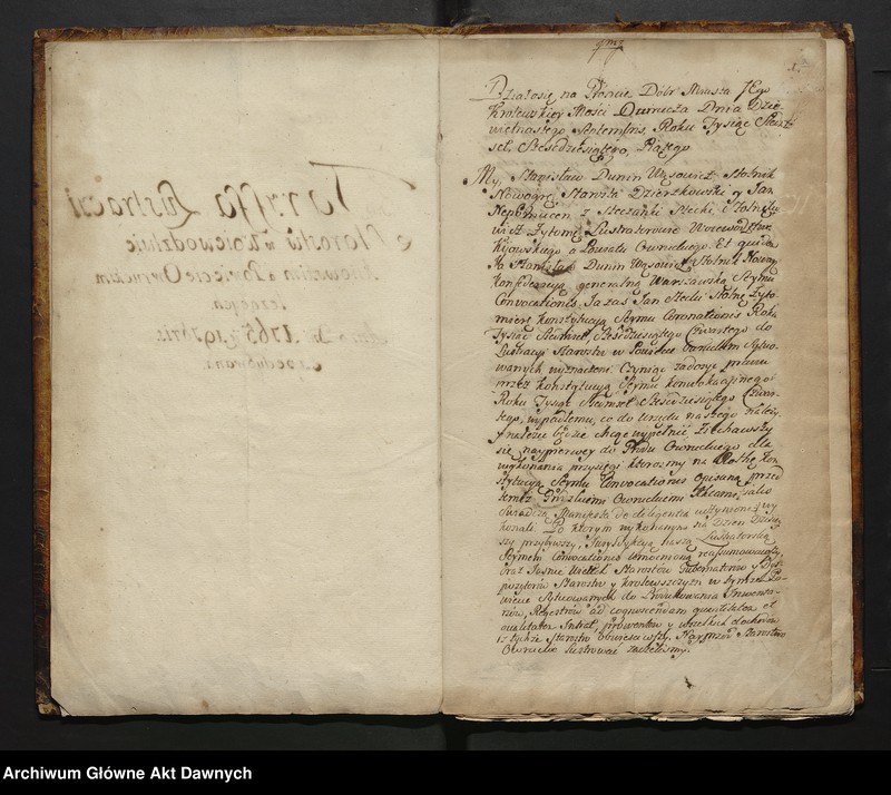 image.from.unit.number ""Lustracya woiewodztwa Kiiowskiego R. P. 1765 Taryffa Lustracyi starostwa w woiewodztwie kiiowskim a Powiecie Owruckim leżących (...) expedyowana.""