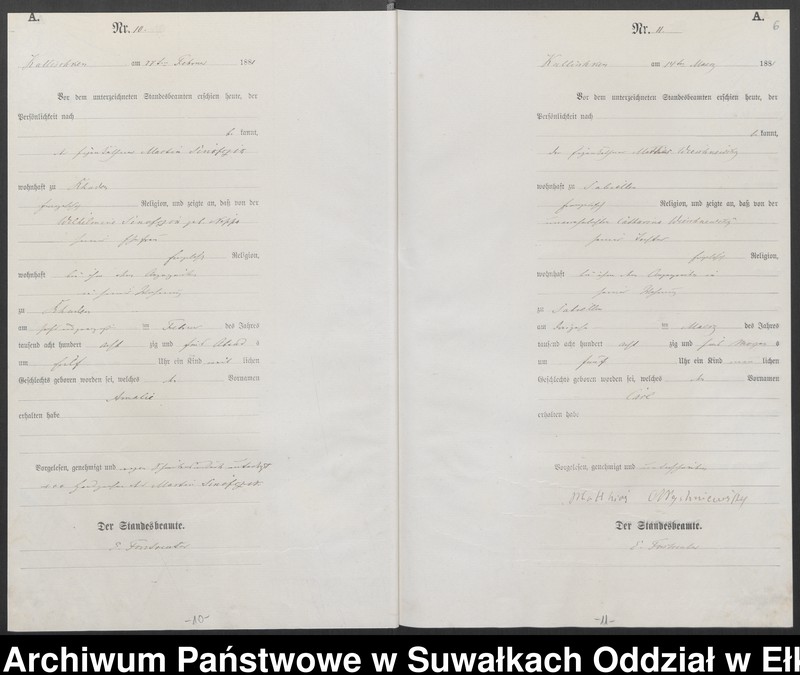 image.from.unit.number "[Geburts-Haupt-Register des Königlich Preussischen Standes-Amtes Kallischken Kreis Johannisburg]"