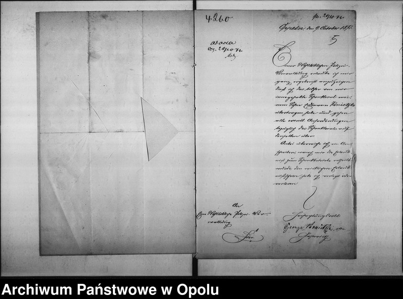 Obraz 8 z jednostki "Acta des Magistrats zu Oppeln betreffend die Schankanlage in dem Ringhause No 13"