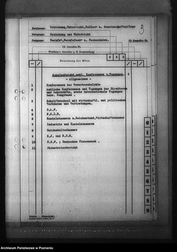Obraz 7 z jednostki "Aktenplan der Berufs-, Berufsfach- und Fachschulen"