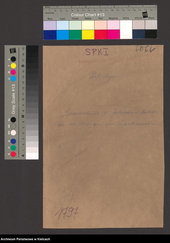 Obraz 2 z jednostki "Sprawozdanie z wykonania budżetu za 1933 r gminy wyznaniowej żydowskiej w Bodzentynie"