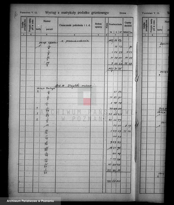 Obraz 10 z jednostki "Rejestr wyłączeń z art. 4 i 5 ustawy o wykonaniu reformy rolnej majątku Łobżenice powiatu wyrzyskiego"