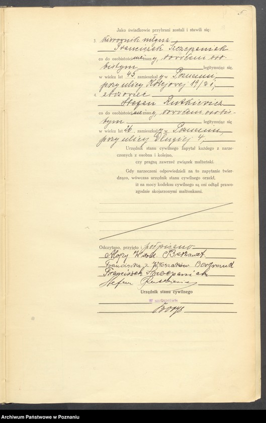 Obraz 7 z jednostki "Księga miejscowa małżeństw tom III [Rejestr główny małżeństw]"