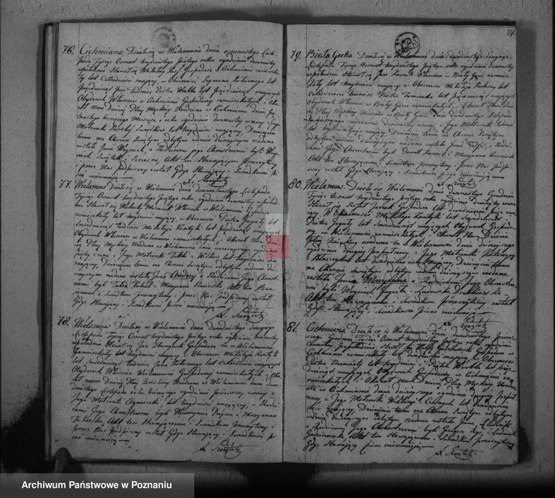 image.from.unit.number "Akta urodzeń, małżeństw i zejścia"