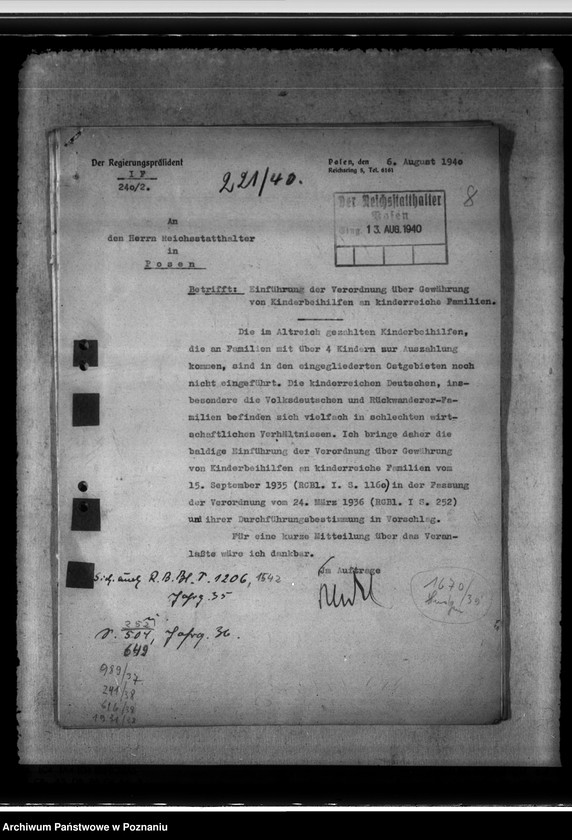 Obraz 12 z jednostki "Reichskinderbeihilfen"