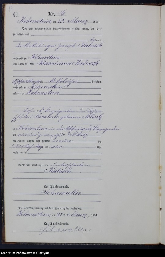 image.from.unit.number "Sterbe-Neben-Register Nr 1 - 64"