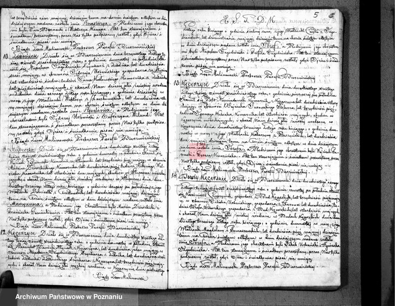 Obraz 4 z jednostki "Akta urodzonych, zaślubionych i zmarłych"