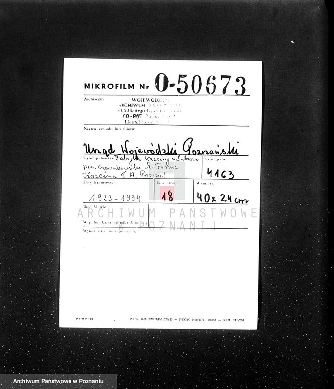 Obraz 2 z jednostki "Fabryka kazeiny w Lubaszu pow. czarnkowski własność Firma Kazeina T. A. Poznań"