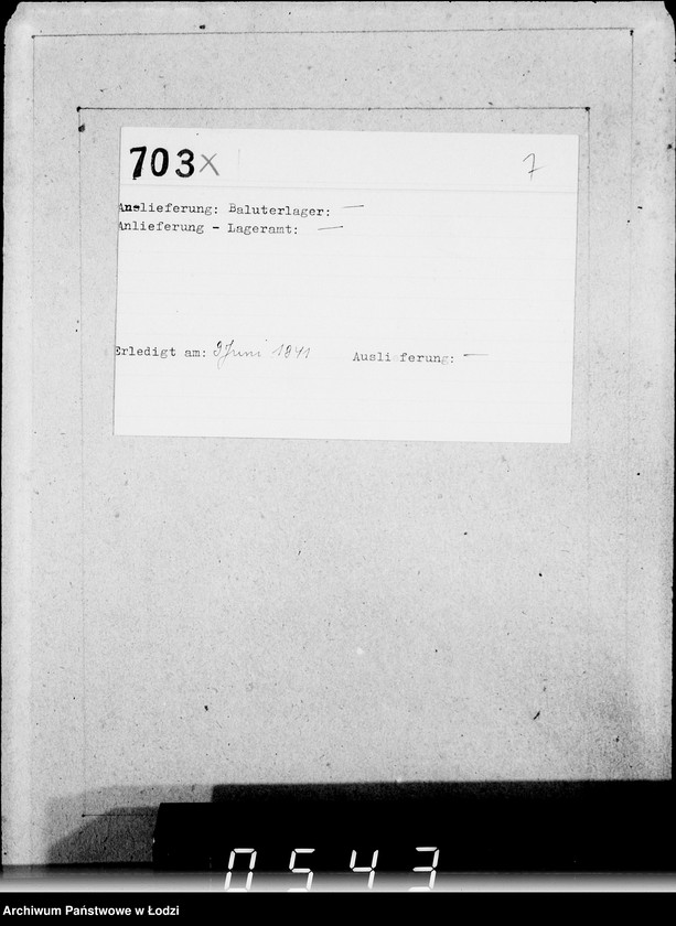 Obraz 11 z jednostki "[Ewidencja wniosków]"