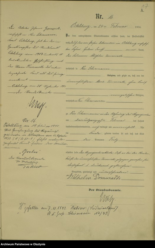 image.from.unit.number "Geburts-Haupt-Register Nr 1 - 71"