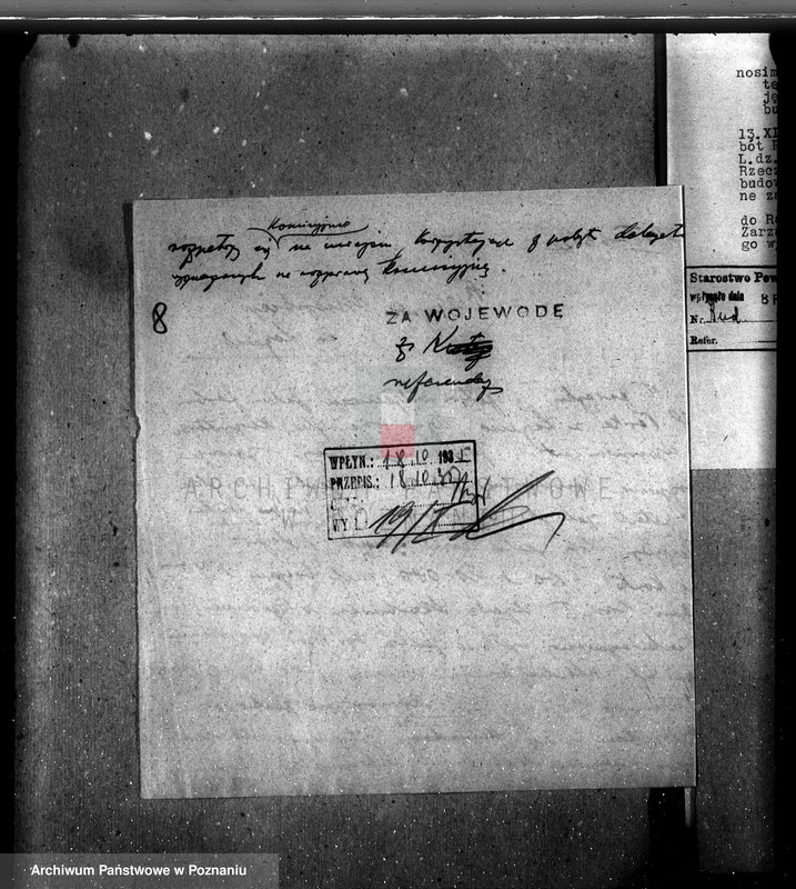 Obraz 12 z jednostki "Zatwierdzenie zakładu przemysłowego /fabryki farb/ Firmy H. Perek w Lesznie"