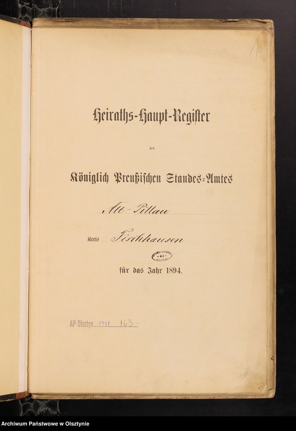 image.from.unit.number "Heiraths-Haupt-Register Nr 1 - 30"