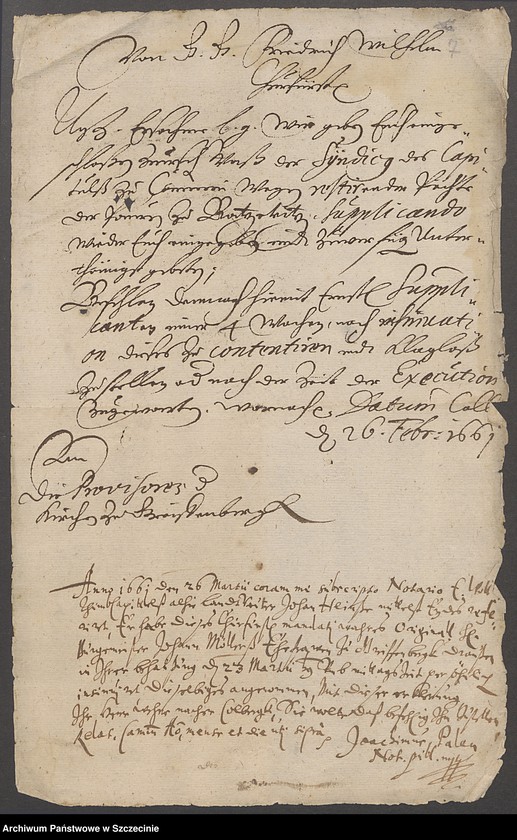 image.from.unit.number "Exekution gegen die Bauern zu Batzwitz [Baszewice]."