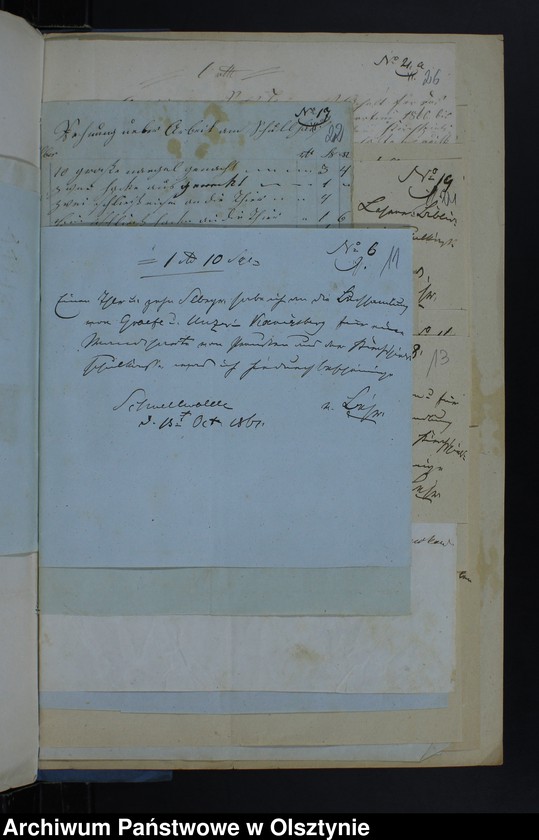 image.from.unit.number "Einnahme Beläge und Ausgabe Beläge der Kirchspiels Schulkasse zu Schnellwalde"