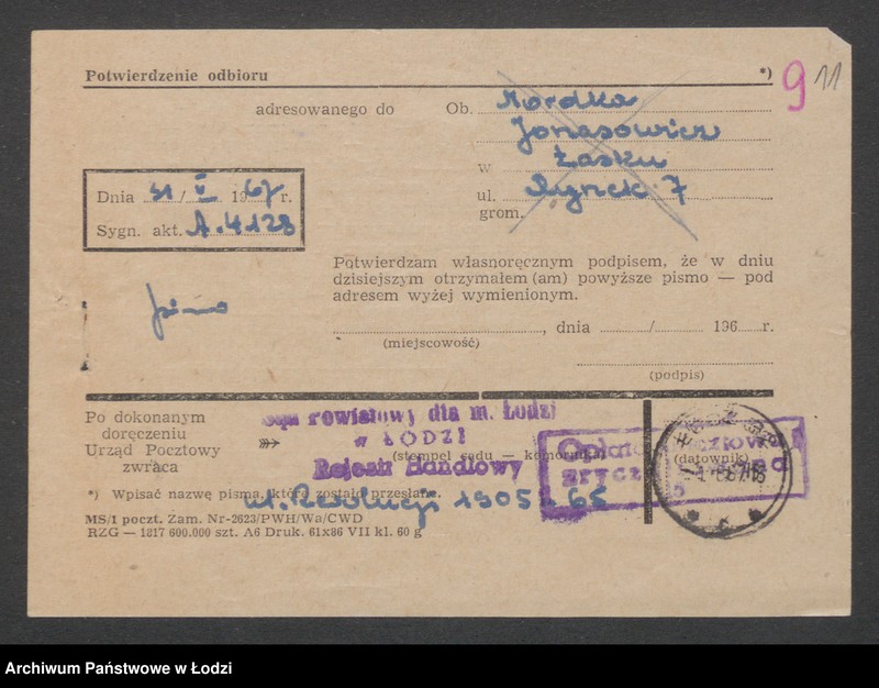 Obraz 13 z jednostki "Mordka Jonasewicz- sprzedaż skóry"