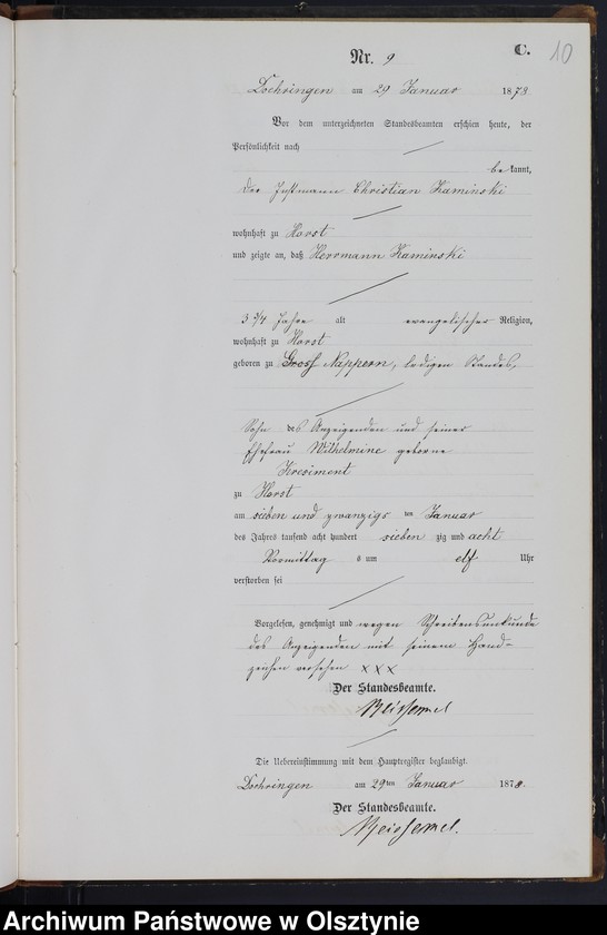 image.from.unit.number "Sterbe-Neben-Register Tom I,Nr 1 - 61"