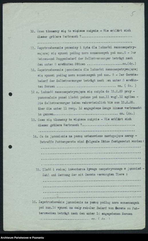 Obraz 7 z jednostki "[Gospodarka zbożowa na Pomorzu w latach 1919-1920. Korespondencja]"
