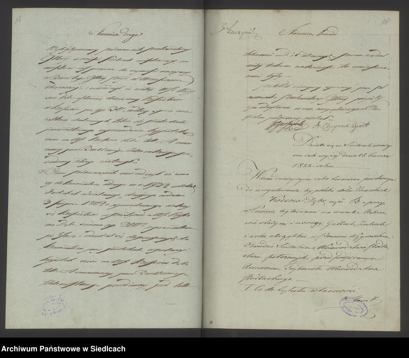 image.from.unit.number "Dobra ziemskie Kossów Dębe część B z częściami na wsiach Maleszewie Starej i Nowej, Gutach, Żochach, Wólce Okrąglik, Trzcińcu, Wólce Zadębiej pow. węgrowski, obwód siedlecki, woj. podlaskie, księga ze zbiorem dokumentów, właściciele: Antoni syn Karola Wyganowski, Stanisław Piotr Feliks trojga imion Wyganowski syn Stanisława"