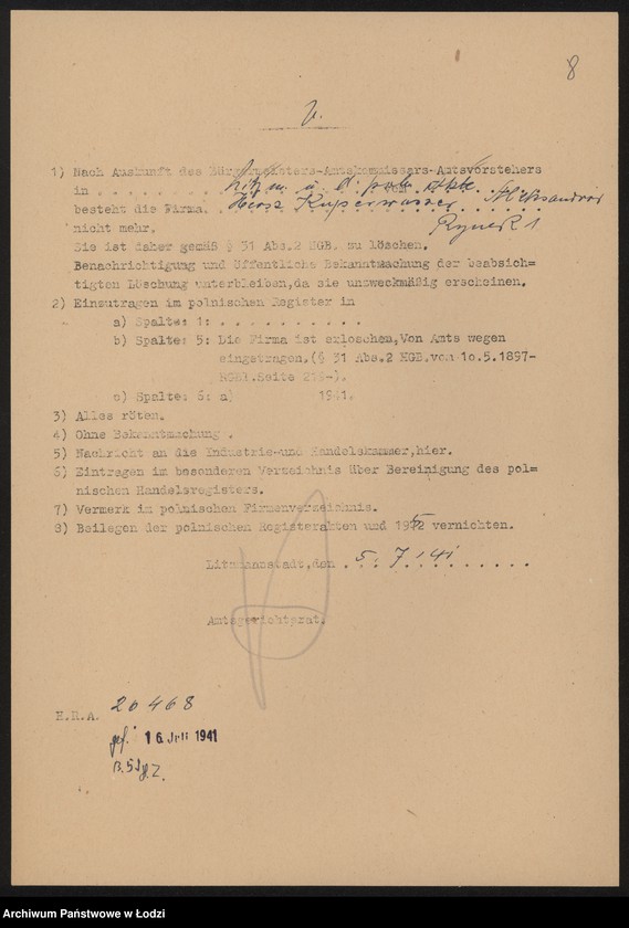 Obraz 10 z jednostki "Hersz Kuperwasser – herbaciarnia ze sprzedażą napoi. Aleksandrów"