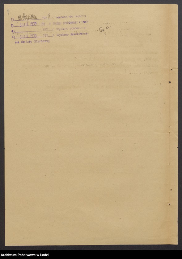 Obraz 11 z jednostki "Jechiel Szmulewicz, Gołda Mindla Szmulewicz – wyrób i sprzedaż towarów włókienniczych"